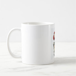 Patriotisches Lama Vintage Gravur Shirt Design_1 Kaffeetasse