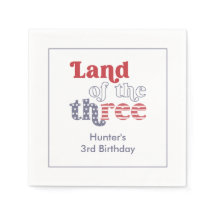 Patriotisches Land des 3. Geburtstags-Party