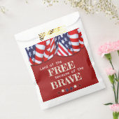 Patriotisches Land des Freien Roten Weißen Blauen Geschenktütchen (Versiegelt)