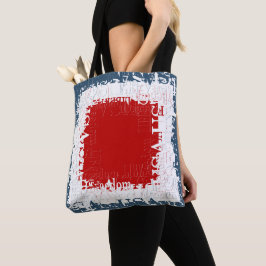 Patriotisches Liberty Square Rot Weiß & Blau Tasche