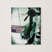 Patriotisches militärisches Flugzeug des Zweiten W Puzzle (Vertikal)