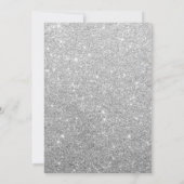 Patriotisches Militärruhestand Modernes Silver Einladung (Rückseite)