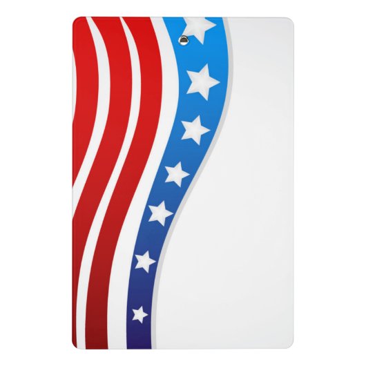 Patriotisches Miniklemmbrett Mini Klemmbrett (Rückseite)