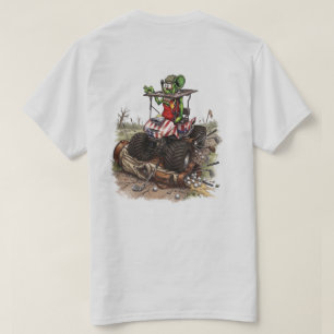 Patriotisches Monster-Cart-Golf-T-Shirt T-Shirt
