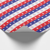 Patriotisches Muster Geschenkpapier (Ecke)