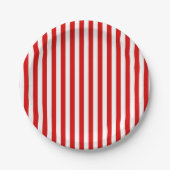Patriotisches Muster Pappteller (Vorderseite)