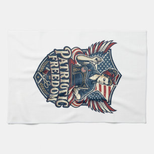 Patriotisches Näh-Mom-Vektorgrafik-T-Shirt_1 Geschirrtuch