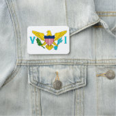 Patriotisches Namensschild mit der Flagge der Jung (Beispiel)