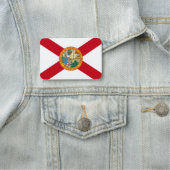 Patriotisches Namensschild mit der Flagge Floridas (Beispiel)