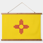 Patriotisches New Mexico Tapestry, neue mexikanisc Wandteppich Mit Holzrahmen (Vorne)
