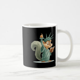 Patriotisches Niedliches Eichhörnchenkostüm für di Kaffeetasse