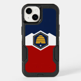 Patriotisches OtterBox iPhone 14 Case, Utah-Flagge