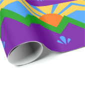 Patriotisches Packpapier, Fahne von Manitou Spring Geschenkpapier (Rolleneckpunkt)