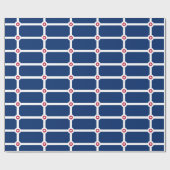 Patriotisches Packpapier mit der Flagge Indianapol (Flach)