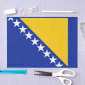 Patriotisches Papier für die Flagge Bosnien-Herzeg (Handwerk)