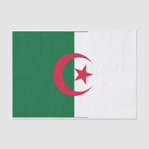 Patriotisches Papiertaschentuch mit algerischer Fl Seidenpapier