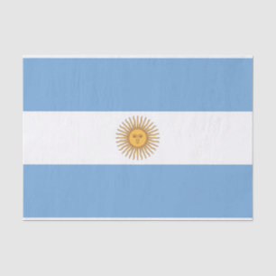 Patriotisches Papiertaschentuch mit argentinischer Seidenpapier