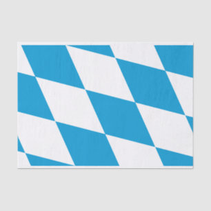 Patriotisches Papiertaschentuch mit bayerischer Fl Seidenpapier