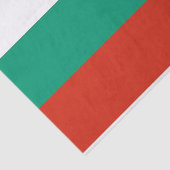 Patriotisches Papiertaschentuch mit bulgarischer F Seidenpapier (Ausschnitt)