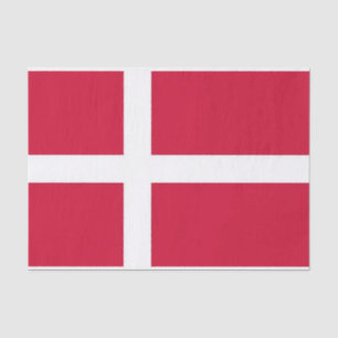 Patriotisches Papiertaschentuch mit dänischer Flag Seidenpapier