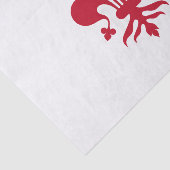 Patriotisches Papiertaschentuch mit der Fahne von Seidenpapier (Ausschnitt)