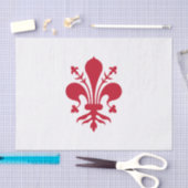 Patriotisches Papiertaschentuch mit der Fahne von Seidenpapier (Handwerk)