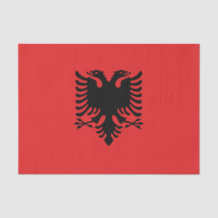 Patriotisches Papiertaschentuch mit der Flagge Alb Seidenpapier