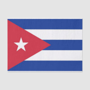 Patriotisches Papiertaschentuch mit der Flagge Kub Seidenpapier