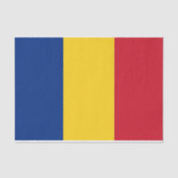 Patriotisches Papiertaschentuch mit der Flagge Rum