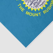 Patriotisches Papiertaschentuch mit der Flagge Sou Seidenpapier (Ausschnitt)