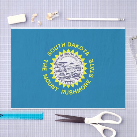 Patriotisches Papiertaschentuch mit der Flagge Sou Seidenpapier (Handwerk)