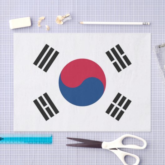 Patriotisches Papiertaschentuch mit der Flagge Süd Seidenpapier (Handwerk)