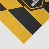 Patriotisches Papiertaschentuch mit der Flagge von Seidenpapier (Ausschnitt)