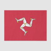 Patriotisches Papiertaschentuch mit der Flagge von Seidenpapier (Vorderseite)