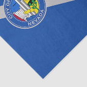 Patriotisches Papiertaschentuch mit der Flagge von Seidenpapier (Ausschnitt)