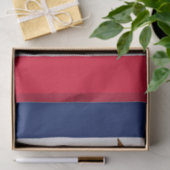 Patriotisches Papiertaschentuch mit der Flagge von Seidenpapier (Geschenk)