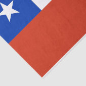 Patriotisches Papiertaschentuch mit Fahne des Chil Seidenpapier (Ausschnitt)