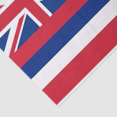 Patriotisches Papiertaschentuch mit Fahne Hawaii Seidenpapier (Ausschnitt)