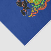 Patriotisches Papiertaschentuch mit Fahne Pennsylv Seidenpapier (Ausschnitt)