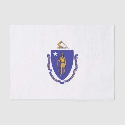 Patriotisches Papiertaschentuch mit Fahne von Mass Seidenpapier (Vorderseite)