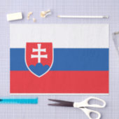 Patriotisches Papiertaschentuch mit Flagge der Slo Seidenpapier (Handwerk)