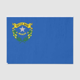 Patriotisches Papiertaschentuch mit Flagge Nevada, Seidenpapier