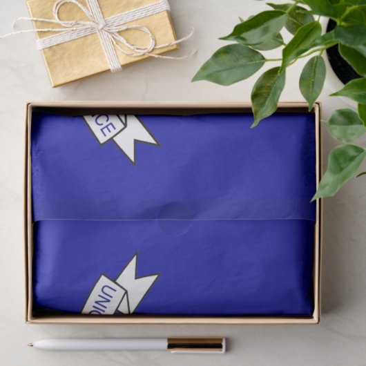 Patriotisches Papiertaschentuch mit Flagge von Lou Seidenpapier (Geschenk)