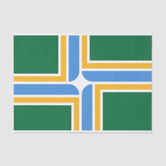 Patriotisches Papiertaschentuch mit Flagge von Por Seidenpapier (Vorderseite)