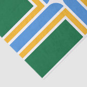 Patriotisches Papiertaschentuch mit Flagge von Por Seidenpapier (Ausschnitt)