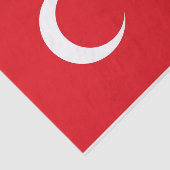 Patriotisches Papiertaschentuch mit türkischer Fla Seidenpapier (Ausschnitt)