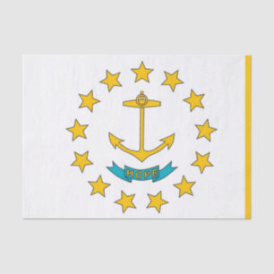 Patriotisches Papiertütenpapier mit der Flagge Rho Seidenpapier