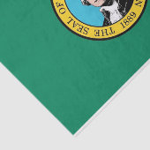 Patriotisches Papiertütenpapier mit Flaggennummer Seidenpapier (Ausschnitt)