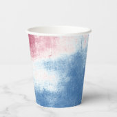 Patriotisches Party 4. Gefärbte Krawatte Personali Pappbecher (Rückseite)