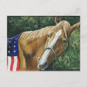 "Patriotisches Pferd" Art Reproduction Postkarten